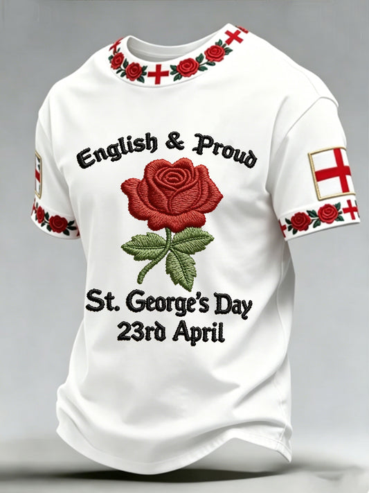 Men's St George's Day short sleeves t-shirt
