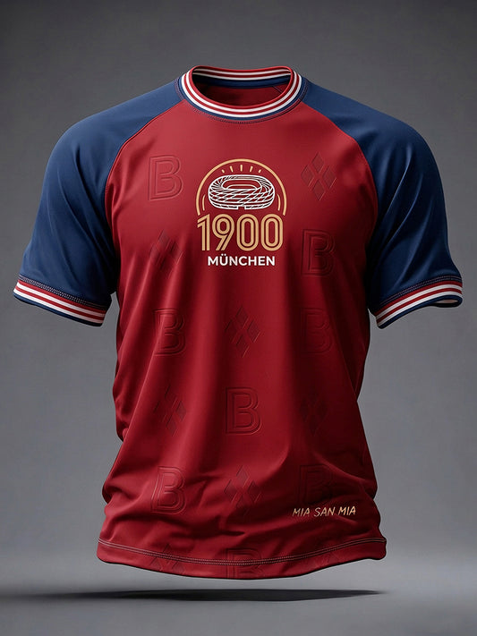 Men's German Football Fan Print T-shirt