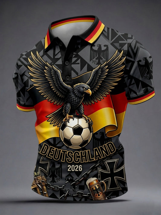 Men's Germany Football Lover Short SleevesShirt