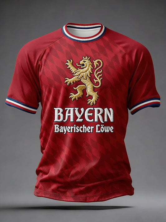 Men's German Football Fan Print T-shirt