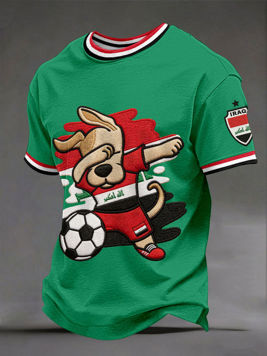 Herren-T-Shirts Irak-Fußball