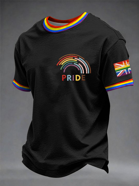 Men's UK Rainbow Month short sleeves t-shirt
