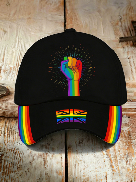 Unisex UK Rainbow Month  Print Hat