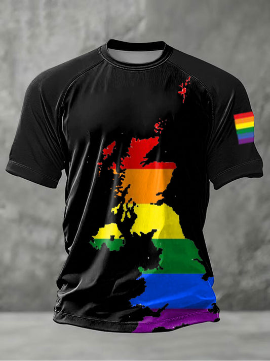 Men's UK Rainbow Month short sleeve t-shirt