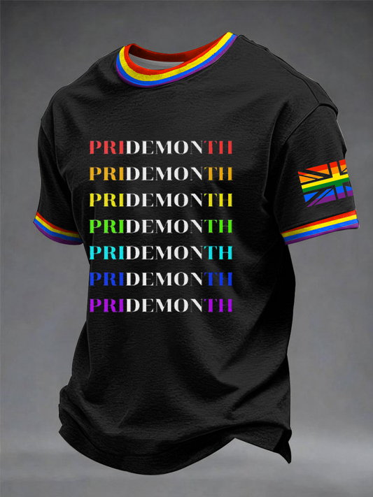 Men's UK Rainbow Month short sleeves t-shirt