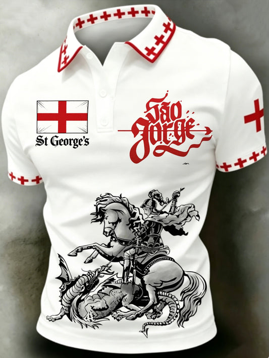 Men's St George's Day polo shirt