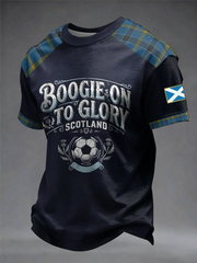 Men's UK Football Lover Scotland Printed short sleeves t-shirt