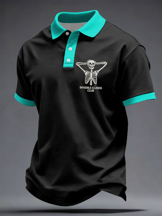 Men's PTSD Awareness Veteran Printed Casual Tops