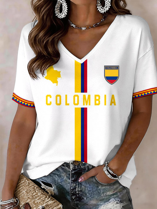 Women's Colombia V-Neck T-Shirt