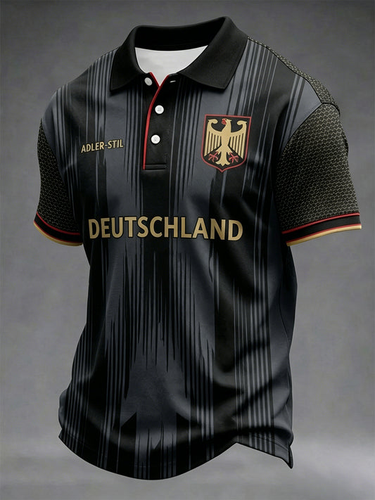 Men's Germany Football Supporter Printed Shirt