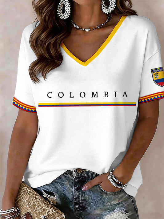 Women's Colombia V-Neck T-Shirt