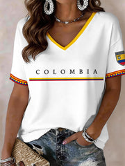 Women's Colombia V-Neck T-Shirt