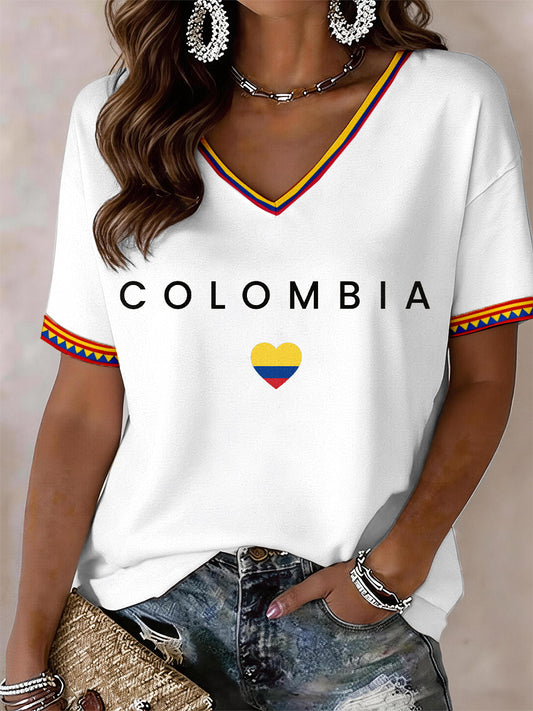 Women's Colombia V-Neck T-Shirt