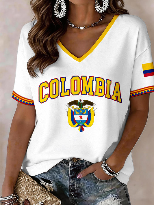 Women's Colombia V-Neck T-Shirt