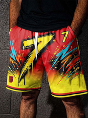 Men's Number 7 Shorts Drawstring