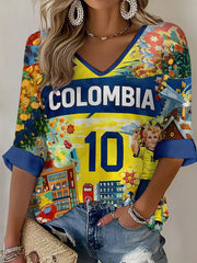 Women's Columbia Printed Casual T-Shirt