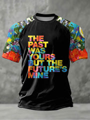 Men's Lemon Roses Music Lover Printed short sleeve t-shirt