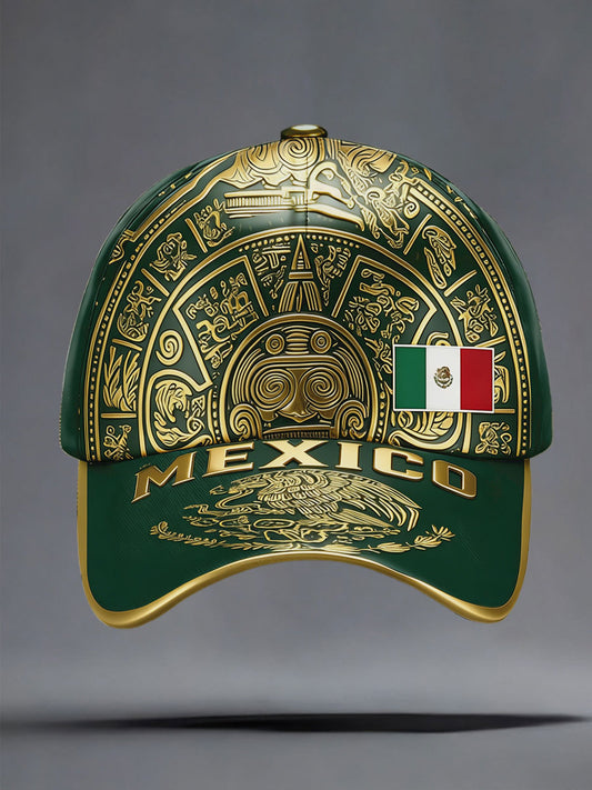 Unisex Mexico Football Lover Printed Hat