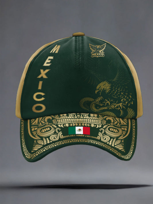 Unisex Mexico Football Lover Printed Hat