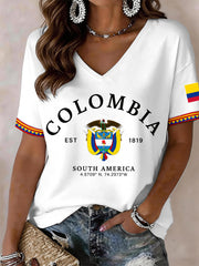 Women's Colombia V-Neck T-Shirt
