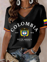 Women's Colombia V-Neck T-Shirt