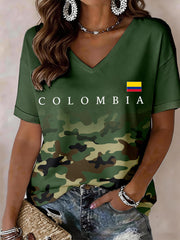Women's Colombia V-Neck T-Shirt