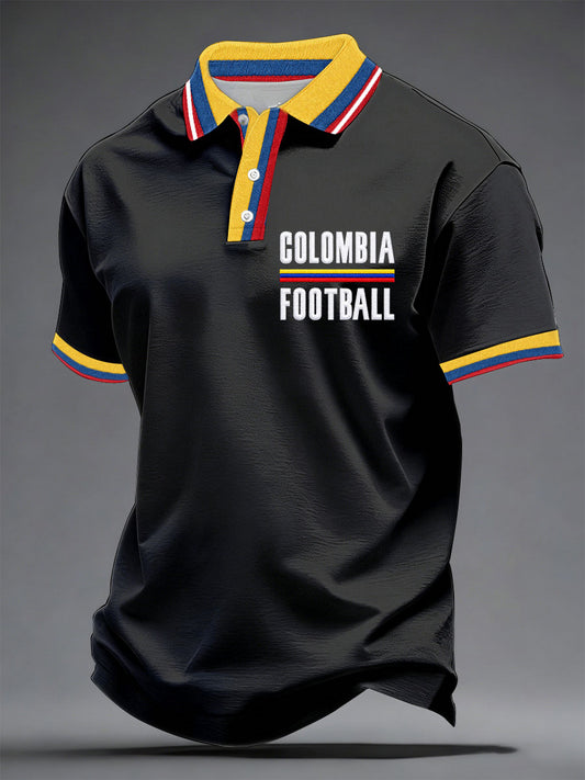 Men's Colombian Football Casual T-shirts