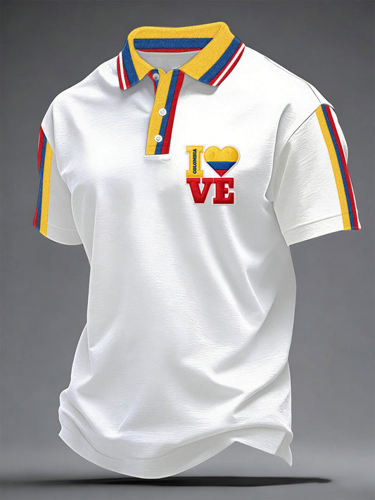 Men's Colombian Football Casual T-shirts