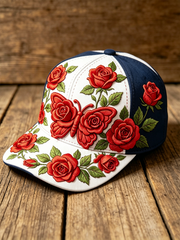 Unisex Floral Print Hat