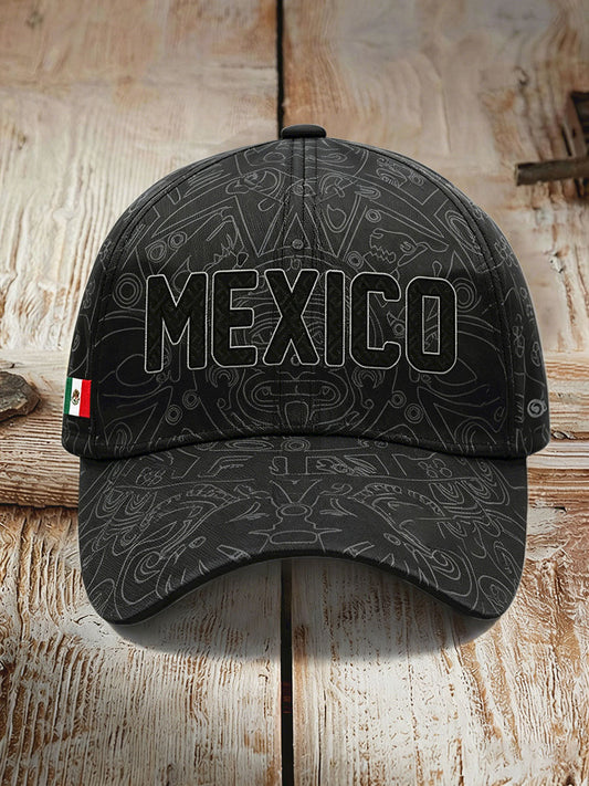 Unisex Mexico Football Lover Art Printed Hat