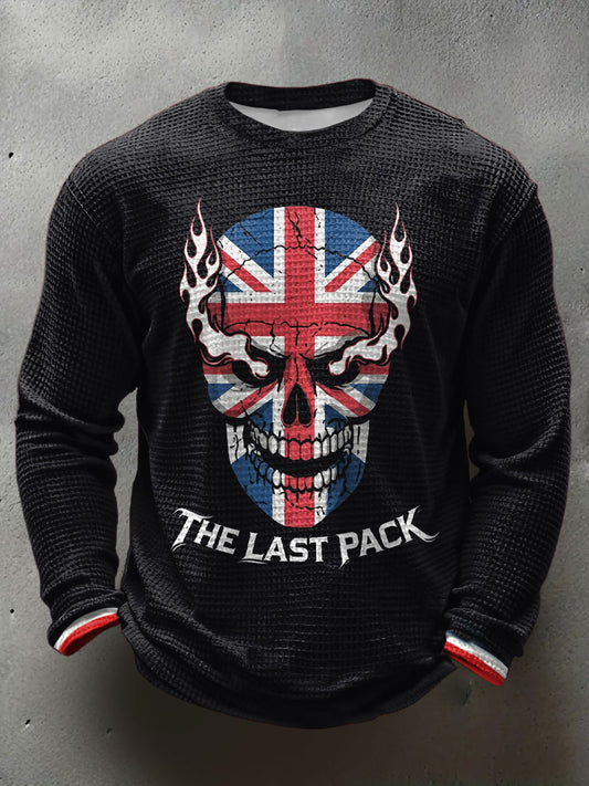 Men's Funny The Last Pack TVB Printed Waffle Tops