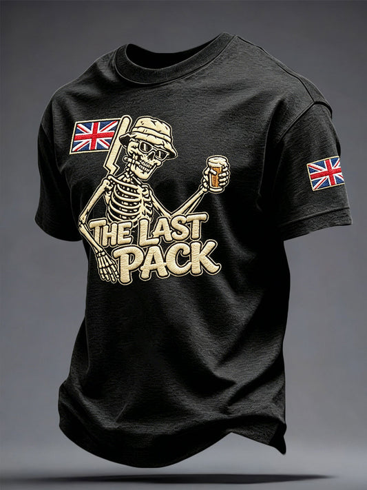 Men's Funny The Last Pack TVB Printed T-shirt