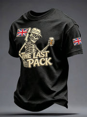 Men's Funny The Last Pack TVB Printed T-shirt