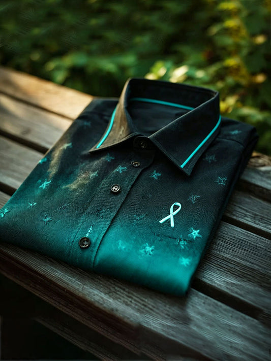 Men's PTSD Awareness Veteran Printed Shirt