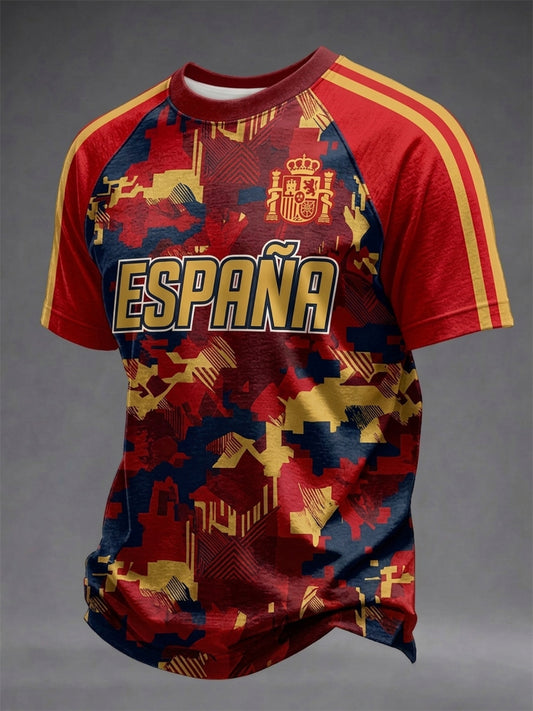 Men's Spain Football Team 2026 Print T-shirt