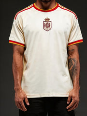 Men's Spanish Football Printed T-shirt