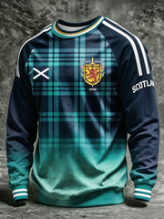 Men's UK Football Lover Scotland Printed Crew Neck Sweatshirt
