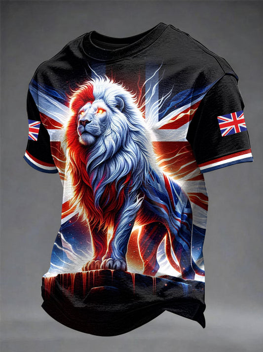 Men's British Lion Printed T-shirt