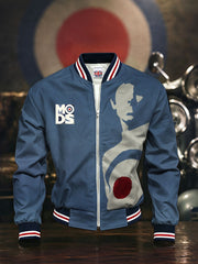 Men's Mods UK Music Lover Printed Monkey Jacket
