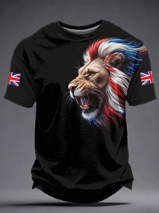 Men's British Lion Printed T-shirt