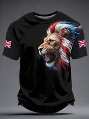 Men's British Lion Printed T-shirt