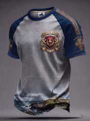 Men's Scottish Thistle Flag Short Sleeve T-shirt