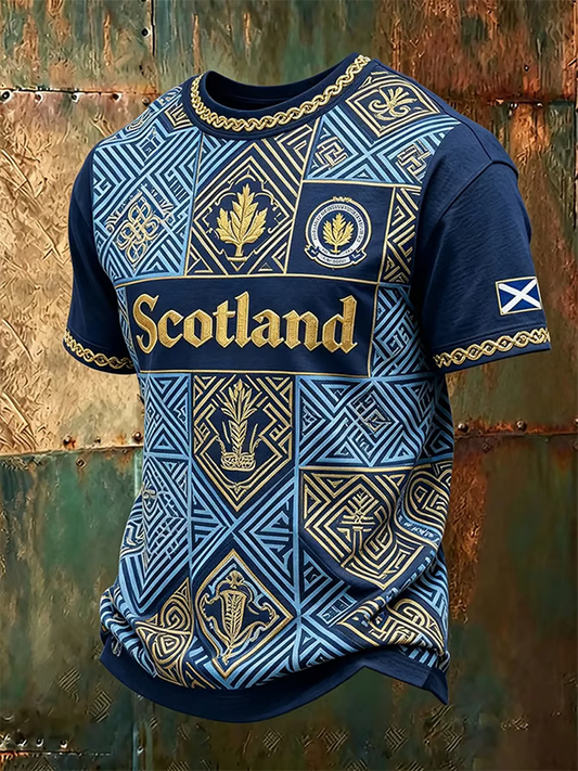 Men's Scotland Printed short sleeves t-shirt