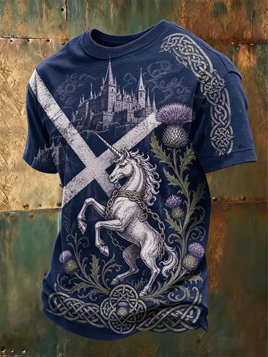 Men's Scotland Printed short sleeves t-shirt