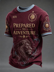 Men's Gift For football Fans Print Casual Tee