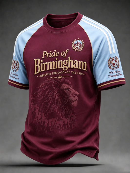 Men's Gift For football Fans Print Casual Tee