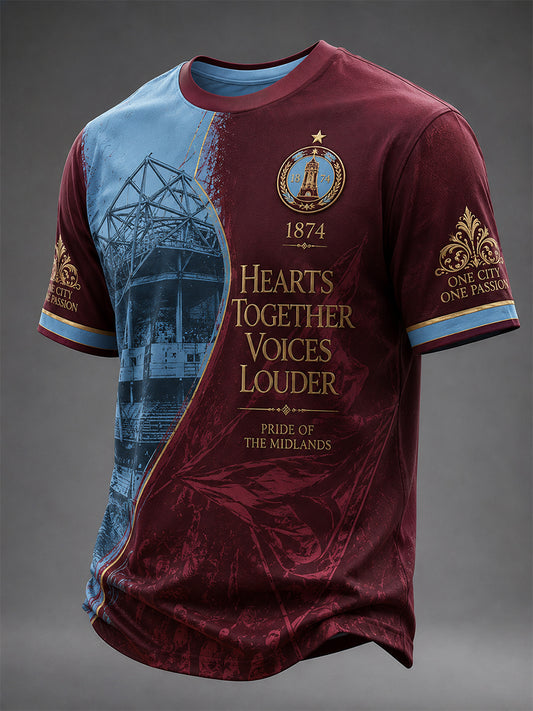 Men's Gift For football Fans Print Casual Tee