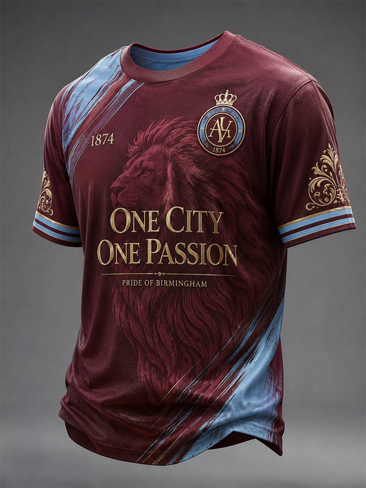 Men's Gift For football Fans Print Casual Tee