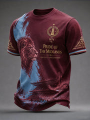 Men's Gift For football Fans Print Casual Tee