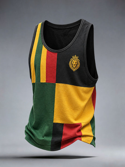 Men's Reggae Lion Tank Top